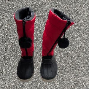 Pajar Fay 2.0 Quilted Faux Fur Pom Pom Snow Boots